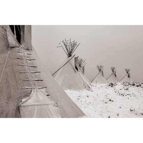 L. Blackwood - Winter Tepees | Photography by Farmhaus + Co.. Item composed of paper