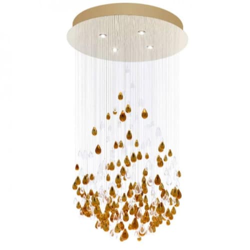 Alan Mizrahi DV3942 Droplets Sculpture | Pendants by Alan Mizrahi Lighting Design