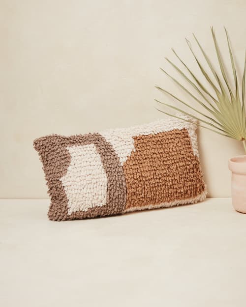 Loops Lumbar Pillow | Pillows by MINNA