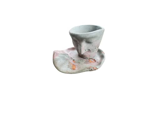 Viridian Bustier Basin Set | Planter in Vases & Vessels by RAW & UNIQ