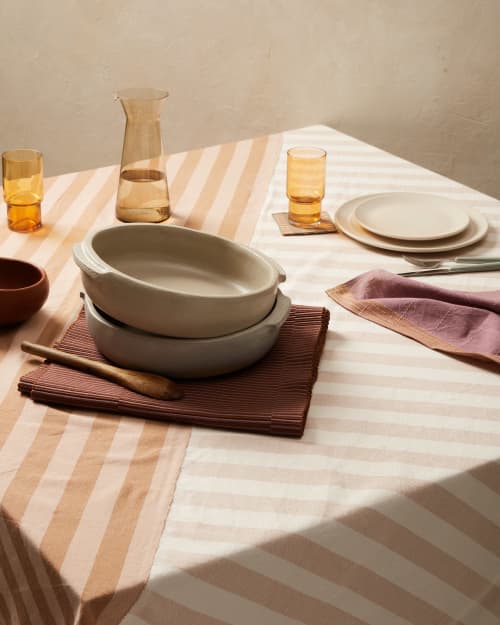 Meridian Tablecloth - Heron | Linens & Bedding by MINNA