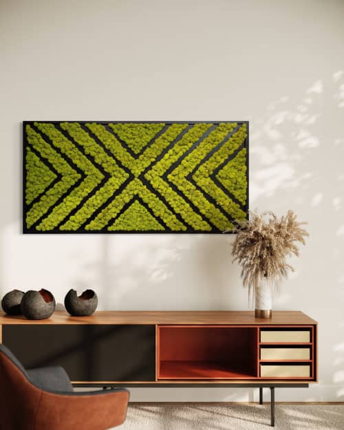 Moss Wall | Decorative Frame in Decorative Objects by Moss Art Installations