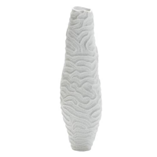 FOSSILIA (Tall Bottle Vase) | Vases & Vessels by Oggetti Designs. Item made of ceramic