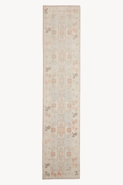 Vintage Turkish Anatolian Runner Rug No. 349 | 2'10 x 13'2 | Rugs by District Loom