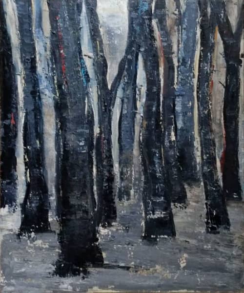 Mystere | Oil And Acrylic Painting in Paintings by Sophie DUMONT.