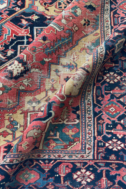 Aliya | 8'2 x 12' | Area Rug in Rugs by Minimal Chaos Vintage Rugs. Item made of fabric