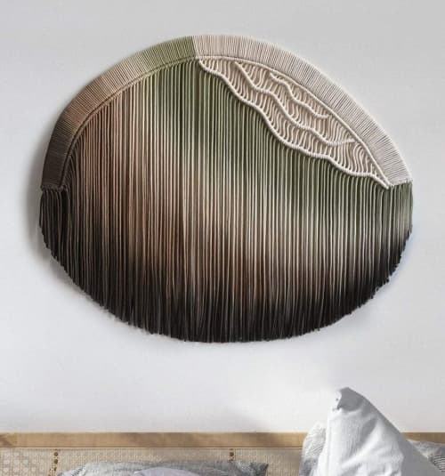 Stone Collection - Labradorite I | Macrame Wall Hanging in Wall Hangings by Rianne Aarts / Teddy and Wool Studio