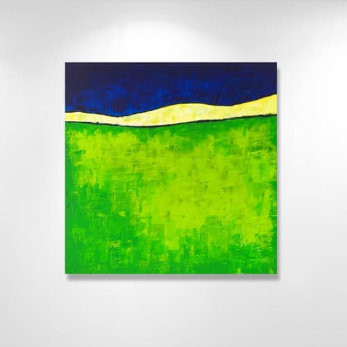 CALMNESS | 50x50 | Oil And Acrylic Painting in Paintings by Lara Spadetto Art