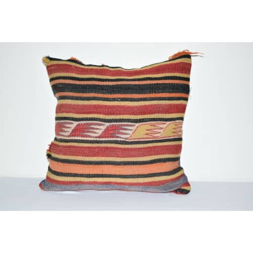 16" X 16" Striped Pillow Cases Fashioned | Sham in Linens & Bedding by Vintage Pillows Store. Item made of cotton