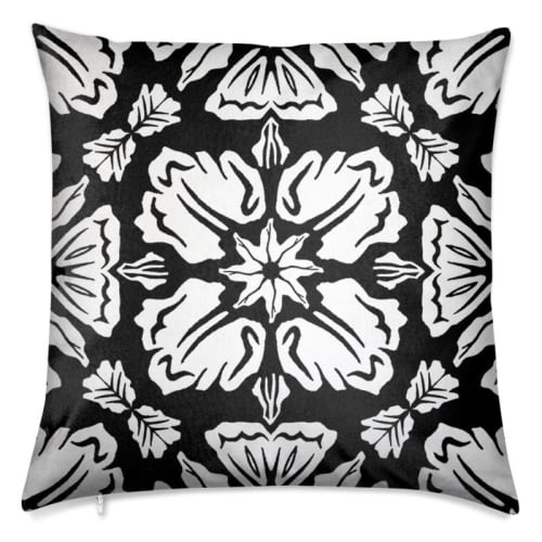 Larkspur Remix Velvet Cushion | Pillows by Sean Martorana. Item made of cotton