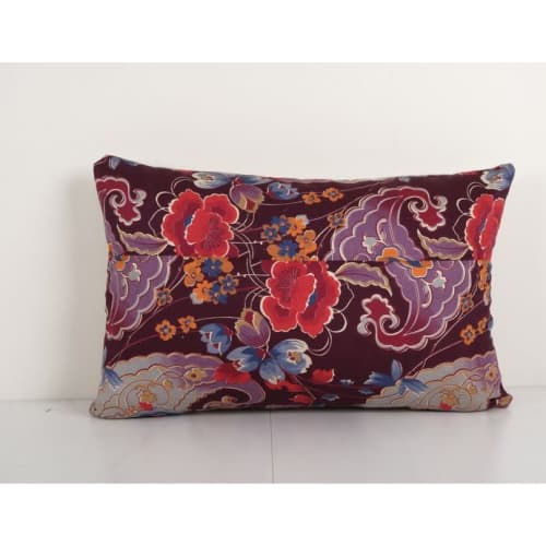 Russian Roller Printed Cotton Fabric Panel, Mid-20th Century | Cushion in Pillows by Vintage Pillows Store