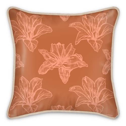 Gladious Silk Cushion | Pillows by Sean Martorana. Item composed of fabric