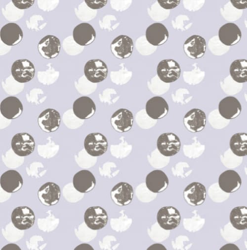 Moon, Stone | Fabric in Linens & Bedding by Philomela Textiles & Wallpaper. Item composed of linen