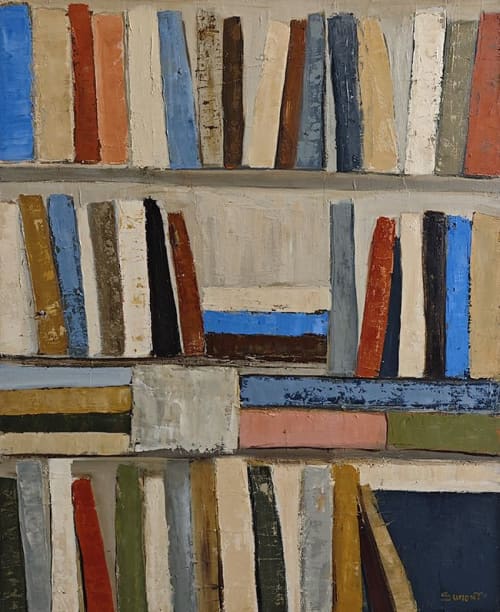 Inspiration | Oil And Acrylic Painting in Paintings by Sophie DUMONT.. Item composed of canvas in minimalism or contemporary style