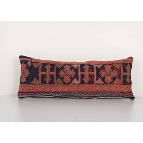 Anatolian Bedding Rug Pillow, Lumbar Pillow Cover, Ethnic Vi | Cushion in Pillows by Vintage Pillows Store