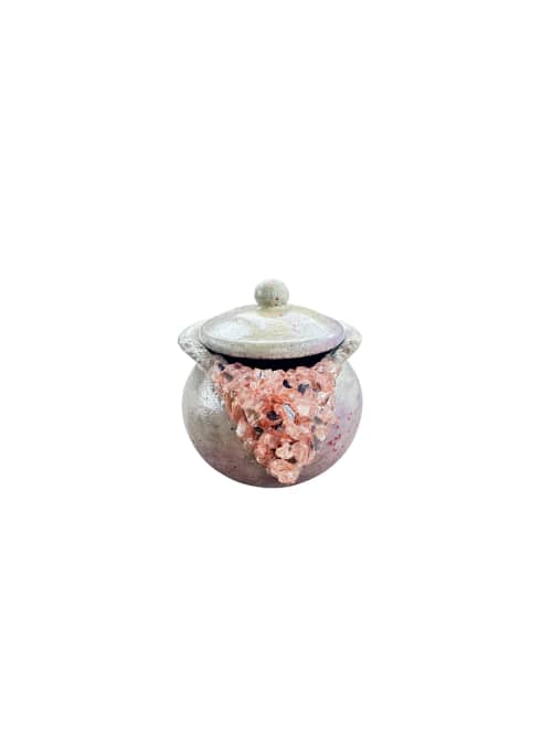 Blush Geode Jar | Decorative Objects by RAW & UNIQ