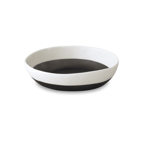Purist Duo Medium Bowl | Dinnerware by Tina Frey. Item composed of synthetic