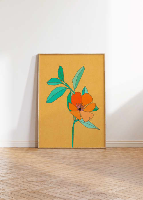 Floral Symphony Art Print | Prints by Britny Lizet. Item composed of paper compatible with boho and contemporary style