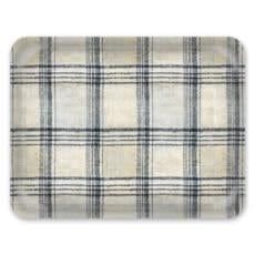 Decorative Tray: Cheater Plaid | Serving Tray in Serveware by Philomela Textiles & Wallpaper. Item made of synthetic