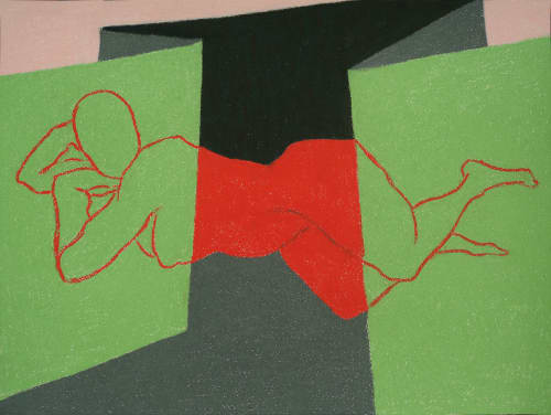 In The Fold 2020 | Drawings by Elvira Dayel. Item made of canvas