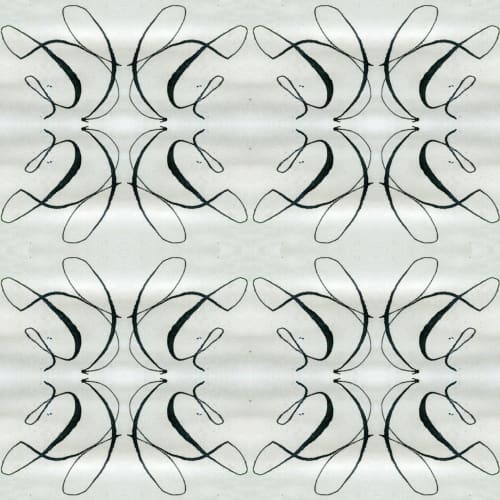 Lesson No. 1, Gray | Fabric in Linens & Bedding by Philomela Textiles & Wallpaper. Item made of cotton