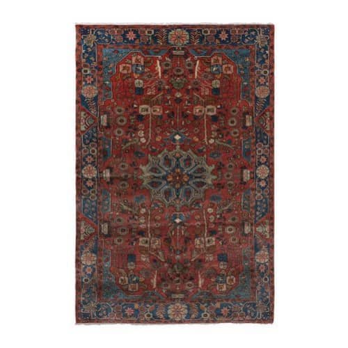 Handknotted Caucasian Rug 6'5'' X 9'10'' | Area Rug in Rugs by Vintage Pillows Store