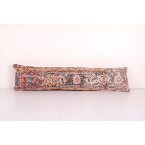 Muted Anatolian Bedding Rug Pillow, Organic Wool Ethnic Hand | Cushion in Pillows by Vintage Pillows Store