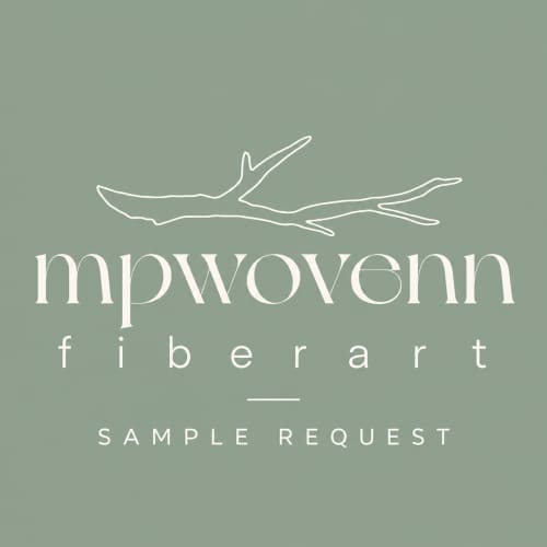 Mpwovenn Sample Request | Wall Sculpture in Wall Hangings by Mpwovenn Fiber Art by Mindy Pantuso