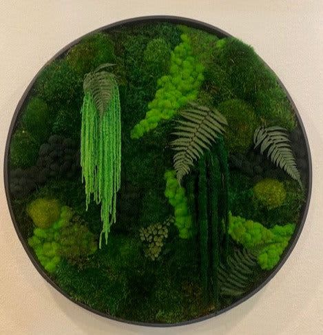 Round Botanical Garden | Murals by Moss Art Installations