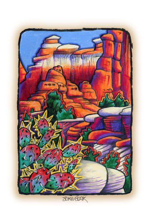 Elephant Canyon: prints | Paintings by John Boak