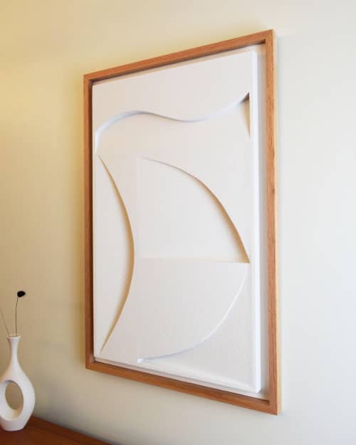 No. 04 Plaster Relief | Wall Sculpture in Wall Hangings by Joseph Laegend