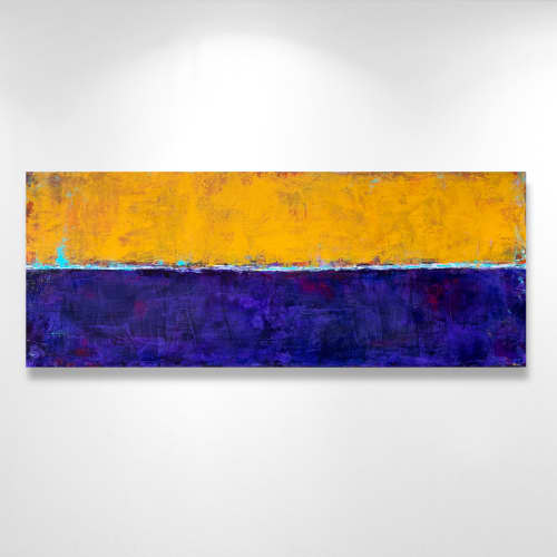SHIFTING | 100x40 | Oil And Acrylic Painting in Paintings by Lara Spadetto Art