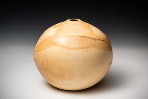 Hard Maple Vessel | Decorative Objects by Louis Wallach Designs. Item made of maple wood