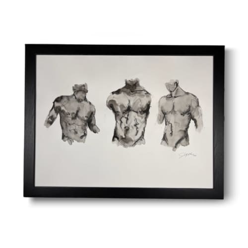 Trio | Watercolor Painting in Paintings by John Velo Studio