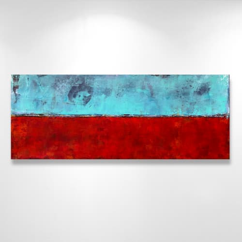 TRACES | 100x40 | Oil And Acrylic Painting in Paintings by Lara Spadetto Art