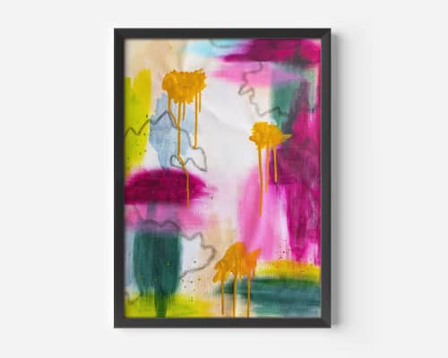 Held in the Quiet 18x24in – Contemporary Abstract Painting | Oil And Acrylic Painting in Paintings by Abby May
