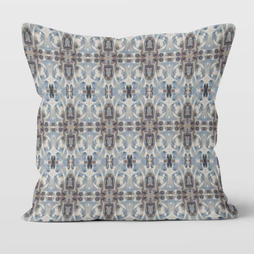 Anne Cotton Linen Throw Pillow Cover | Pillows by Brandy Gibbs-Riley