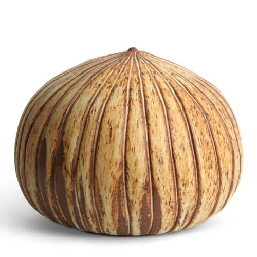 H: 10" w: 12" | Vase in Vases & Vessels by SKOBY JOE CERAMICS. Item composed of stoneware