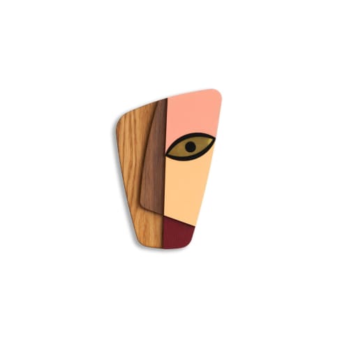 Mini Abstrasso Mask #4 | Wall Hangings by Umasqu
