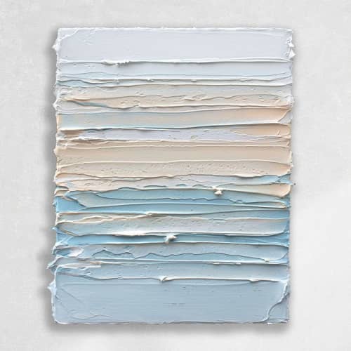 #OrangeSherbert | Oil And Acrylic Painting in Paintings by Sorelle Gallery. Item composed of canvas