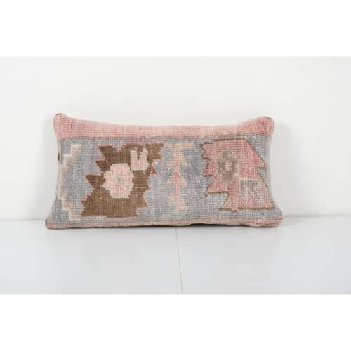 Anatolian Bedding Rug Pillow, Lumbar Cushion, Ethnic Vintage | Sham in Linens & Bedding by Vintage Pillows Store. Item made of cotton & fiber
