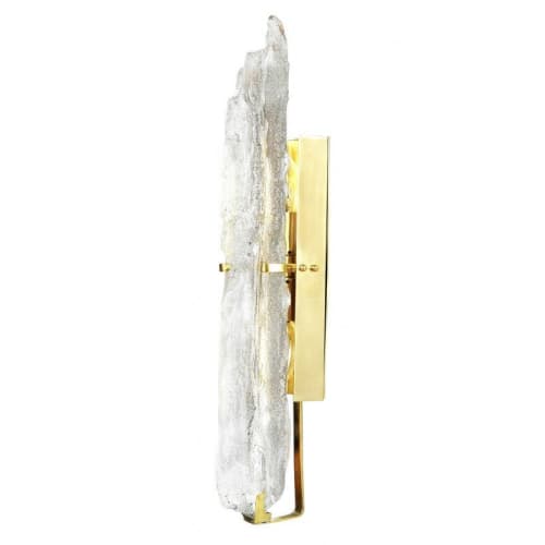 AM2430W Glass Totem Sconce | Sconces by Alan M