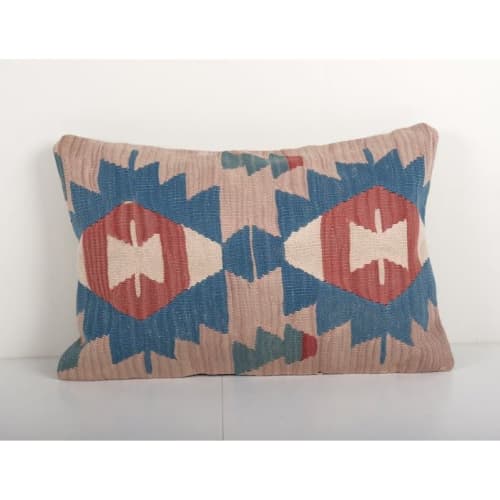 Anatolian Geometric Kilim Rug Pillow Cover, Vintage Handmade | Cushion in Pillows by Vintage Pillows Store
