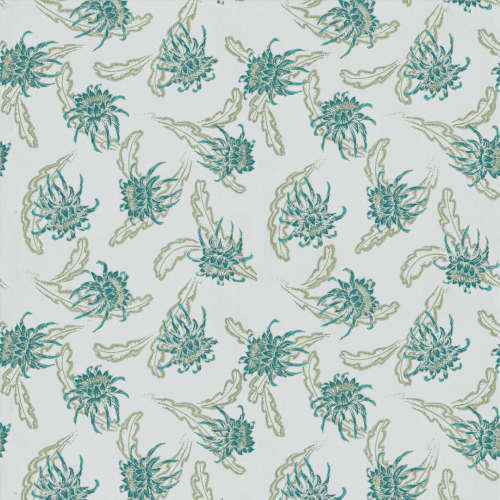 Night Blooming Cereus | Wallpaper in Wall Treatments by Brenda Houston. Item made of fabric with paper