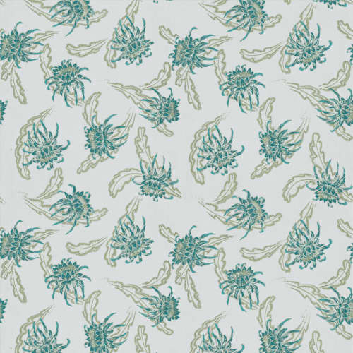 Night Blooming Cereus | Wallpaper in Wall Treatments by Wallcovetings by Brenda Houston. Item made of fabric with paper
