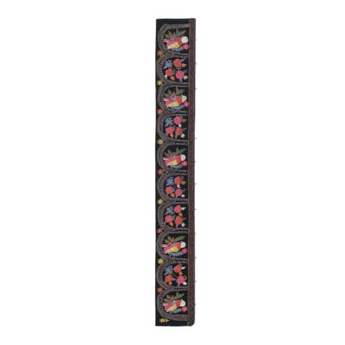 Animal Motifs Suzani Velvet Table Runner - Vintage Parrot | Linens & Bedding by Vintage Pillows Store. Item composed of cotton