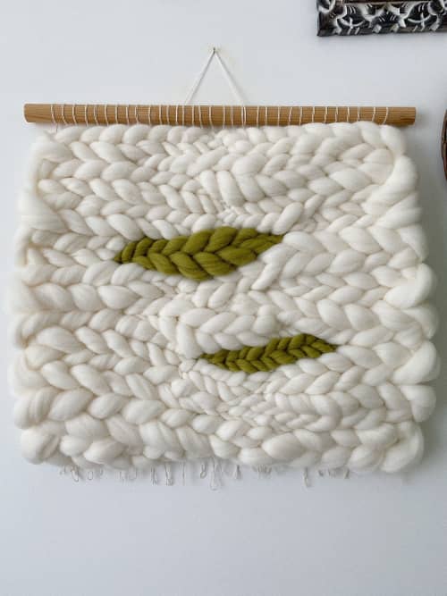 XL chunky wall tapestry | Wall Hangings by Awesome Knots. Item made of wool