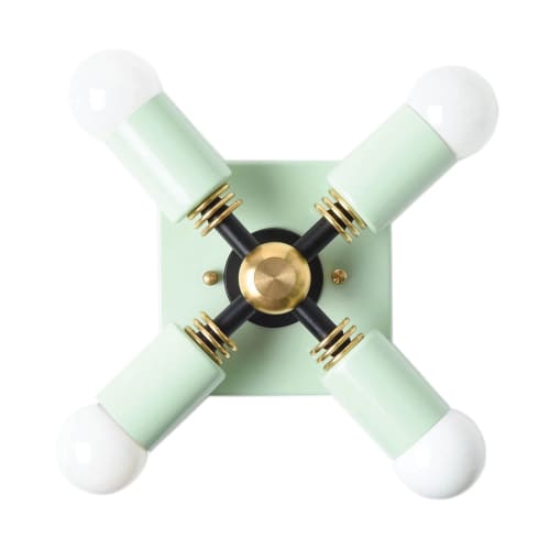 Celine | Sconces by Illuminate Vintage. Item composed of brass