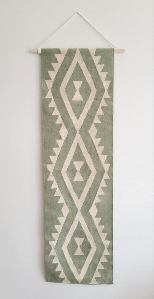 Femi Handwoven Wall Hanging Tapestry | Wall Hangings by Mumo Toronto. Item composed of fabric compatible with boho and country & farmhouse style