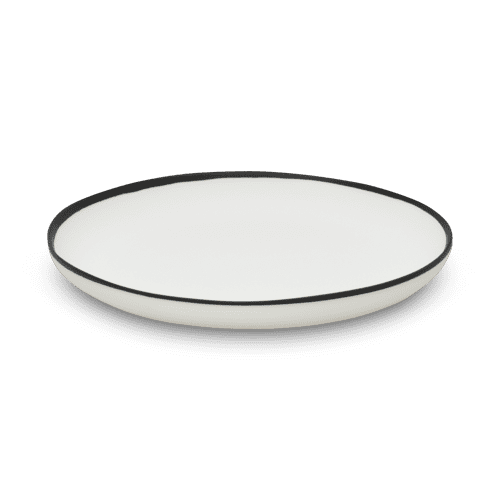Ligne Large Plate | Dinnerware by Tina Frey. Item composed of stoneware